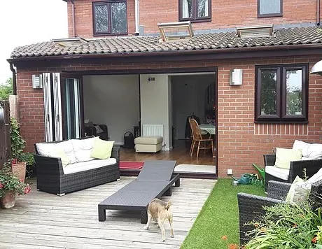 Single storey rear extension, photo 2