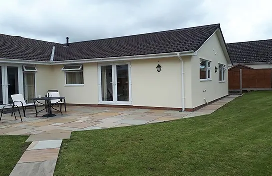 Single storey rear extension, garage & porch, photo 2