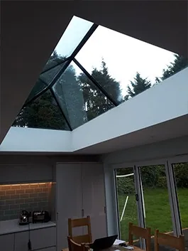 Formation of rear dormer window and single storey rear extension, incorporating lantern roof light, photo 2